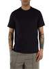 BLU SCURO | T-shirt slim fit in cotone con scritta logo a rilievo