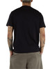 BLU SCURO | T-shirt slim fit in cotone con scritta logo a rilievo