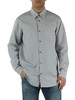 GRIGIO | Camicia regular fit in cotone con motivo decorativo
