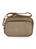 MARRONE | Borsa camera case Small Eco Line in tessuto OP