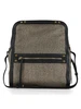 NERO | Borsa cross over Frame in tessuto OP