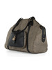 NERO | Borsa Shopping Medium Poche in tessuto OP