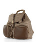 MARRONE | Zaino Medium Poche in tessuto OP