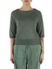 VERDE | MONOCHROME: Maglia in misto viscosa CONICO