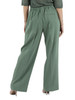 VERDE | MONOCHROME: Pantalone in lino e viscose ALLORO