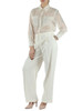 OFF WHITE | MONOCHROME: Pantalone in lino e viscose ALLORO