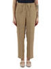CAMMELLO | Pantalone stile jogger in lino SAUNA