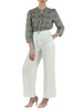 BIANCO | Pantalone in lino e viscosa PERA