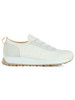 WEISS | Slip-on-Sneaker aus Stoff und Wildleder