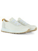 WEISS | Slip-on-Sneaker aus Stoff und Wildleder
