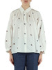 BIANCO | Camicia ampia in popeline BUTTERFLY