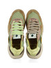 VERDE CHIARO | Sneakers in pelle e tessuto CHACRONA LINEN