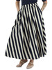 A RIGHE | Gonna midi UOMO in popeline cotone