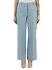 AZURBLAU | MALIZIA Hose aus Leinen-Canvas