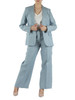 AZURBLAU | MALIZIA Hose aus Leinen-Canvas