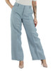 AZURBLAU | MALIZIA Hose aus Leinen-Canvas