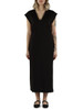 SCHWARZ | Midi-Kleid MIRTO aus Lyocell- und Viskosemischung
