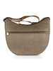 MARRONE | Borsa LUNA Medium Eco Line in tessuto OP