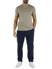 ARGILLA | T-shirt slim fit in cotone con motivo logo all over