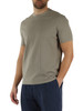 GREIGE | T-shirt regular fit in cotone con motivo logo impresso