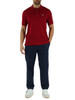 ROSSO SCURO | Polo L.12.12 Classic fit in cotone piquet