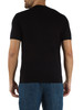 Dunkelblau | Kurzarmshirt aus Lyocell-Woll-Mischung