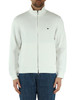 WEISS | Regular Fit Sweatshirt mit Reißverschluss aus Baumwollmischung