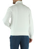 WEISS | Regular Fit Sweatshirt mit Reißverschluss aus Baumwollmischung