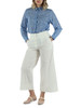 SAHNE | Weite Hose aus Stretch-Baumwolle