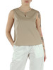 BEIGE | Top in misto cotone