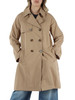 BEIGE | Trench doppiopetto in misto cotone