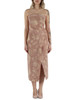 CIPRIA | Abito midi stampato in seta e viscosa