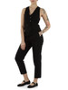 NERO | Gilet regolabile in misto cotone