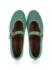 VERDE | Ballerina in pelle WAVY MYFAIR