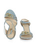 AZZURRO | Sandali effetto vernice TRACY 03