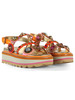 MULTICOLOR | Sandali in pelle OCTAVIA SLING PLATFORM