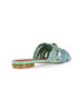 VERDE ACQUA | Sandali in tessuto CHELSEA WOVEN FLAT SDL