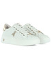 BIANCO | GIRL: Sneakers in pelle con placca logo laterale