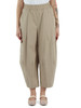 BEIGE | Cropped-Hosen aus Baumwollmischung