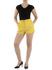 GIALLO | Shorts in crepe