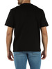 NERO | T-shirt in cotone Classic fit con patch logo
