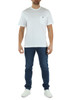 WEISS | Classic Fit Baumwoll-T-Shirt mit Brusttasche