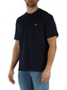 BLU SCURO | T-shirt in cotone Classic fit con taschino frontale