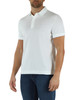 BIANCO | Polo regular fit in cotone piquet stretch