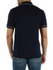 BLU SCURO | Polo regular fit con dettagli a contrasto