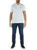BIANCO | Polo regular fit con inserti a contrasto