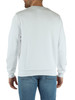 WEISS | Classic Fit Sweatshirt aus gebürsteter Baumwolle