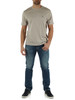 GREIGE | T-shirt in jersey di cotone 30/1 con ricamo logo
