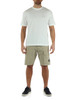 BIANCO | T-shirt in jersey di cotone 30/1 con stampa logo