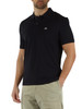 BLU SCURO | Polo in cotone piquet stretch con ricamo logo